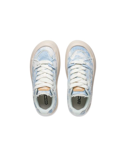 Li-ning Blue (Wmns) Puff Platform 'Denim'