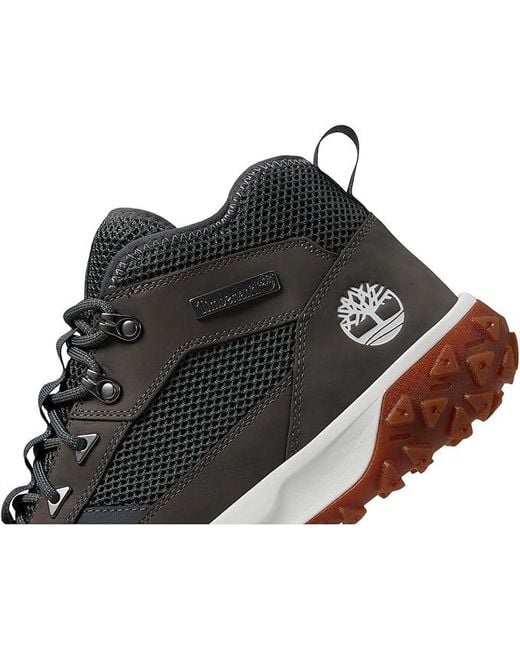 Timberland Black Greenstride Motion 6 Low Lace Up Hiking Sneakers 'Meidum' for men