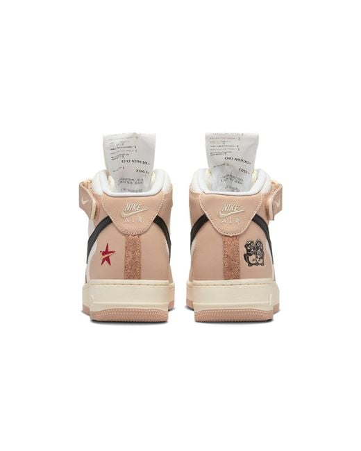 Nike Natural Air Force 1 Mid '07 Lx Summer/-Pale Ivory Dx2938-200 for men