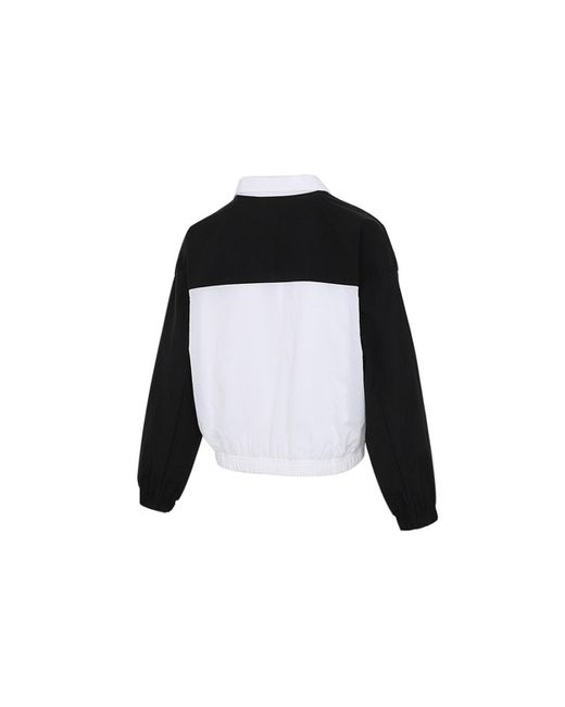 Nike Black (Wmns) Embroidery Logo Stand Collar Jacket