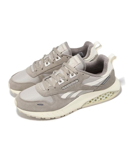 Reebok White Classic Leather Hexalite 'Ash' for men