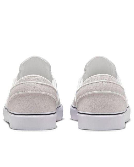 Nike White Sb Janoski+ Slip 'Summit Hyper Royal' for men