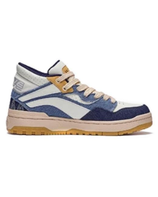 Li-ning Blue Wave Mid Classic Skate Shoes for men