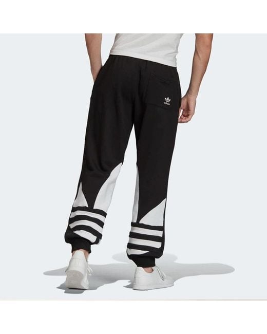 Adidas Black Originals Big Trefoil Sweat Pants for men