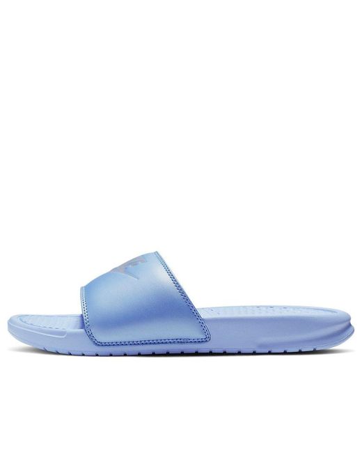 Nike Blue (Wmns) Benassi Jdi Slide 'Aluminum'