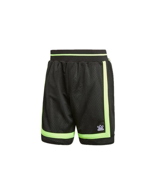 Adidas Green Originals X Sankuanz Crossover Double Sided Sports Shorts for men