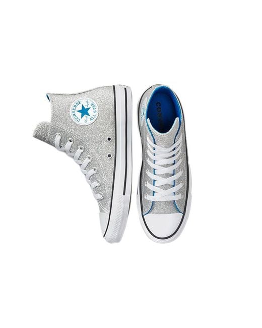 Converse Gray (Wmns) Chuck Taylor Authentic Glam Hi