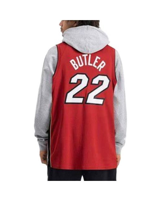 Nike Red Basketball Sports Sw Fan Edition 20-21 Season Miami Heat Butler 2 No. 2 Jersey for men