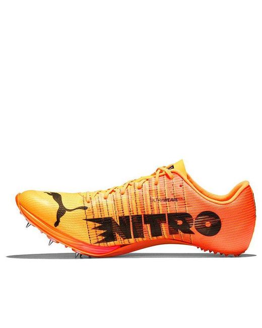 PUMA Orange Evospeed Sprint Nitro 2 'Sun Stream'