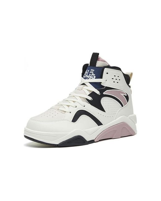 Anta White (Wmns) Flame 3 High Mauve'