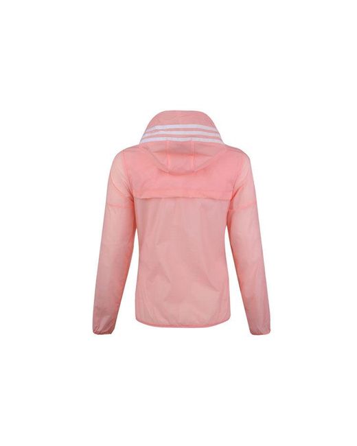Adidas Pink (Wmns) Windbreaker 3S Woven Jacket