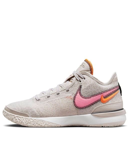 Nike Pink Zoom Lebron Nxxt Gen 'Light Orewood' for men