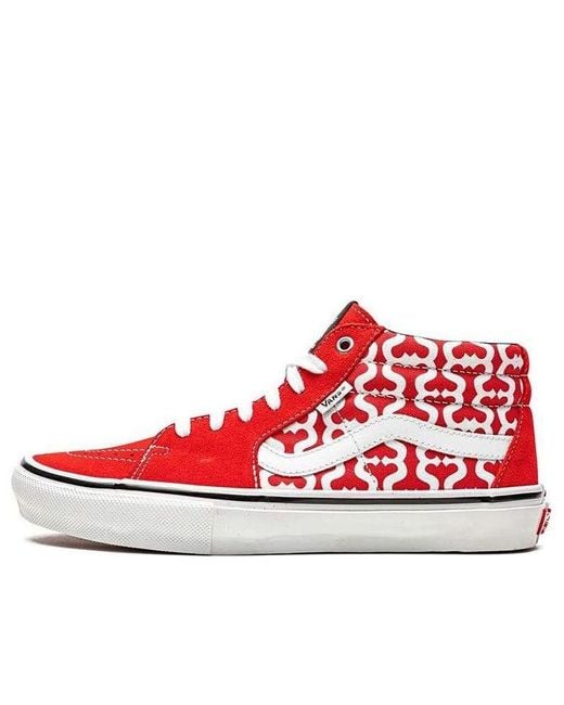 Vans Red Supreme X Grosso Mid 'Monogram S for men
