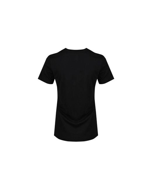 Nike Black (Wmns) Sportswear Round Neck Casual Short Sleeve
