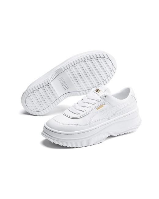 PUMA White (Wmns) Deva 'Wavy Platform