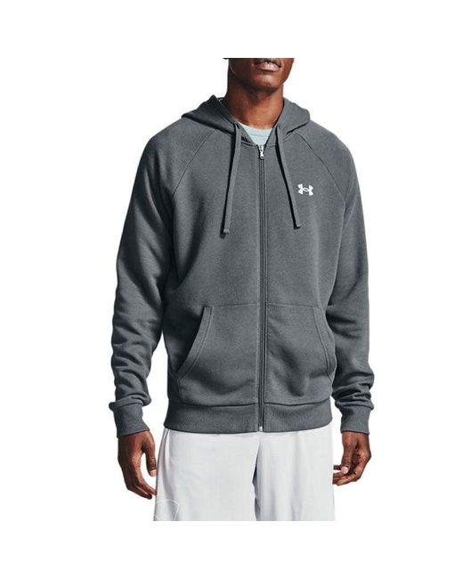 Under Armour Blue Casual Sports Hooded Logo Long Sleeves Jacket for men
