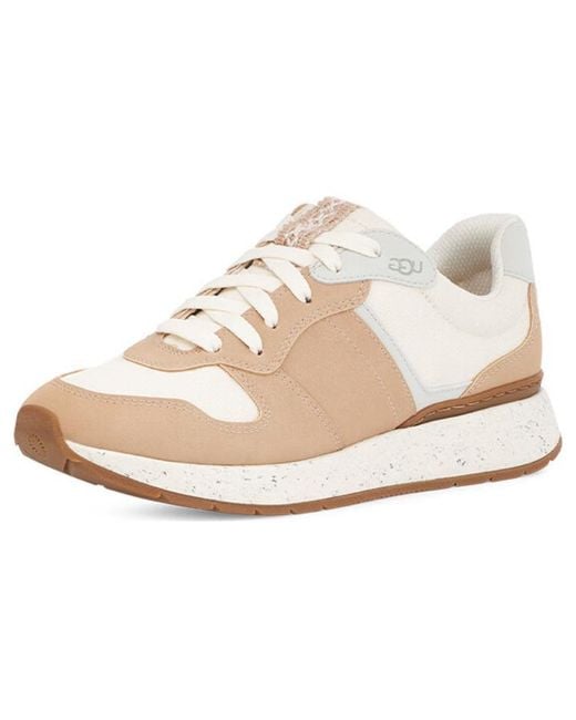 Ugg White Retrainer Leather Sneaker