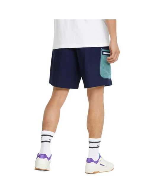 PUMA Blue X Butter Goods Rip Stop Cargo Short for men