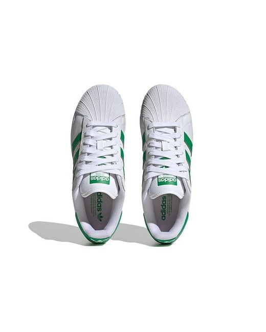Adidas Green Originals Superstar Xlg Shoes 'Cloud' for men