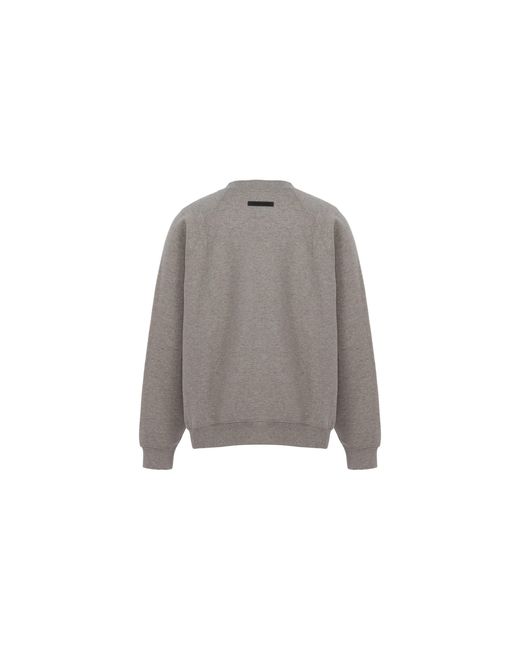 Fear Of God Gray Fw21 Pullover Crewneck Dark Heather for men
