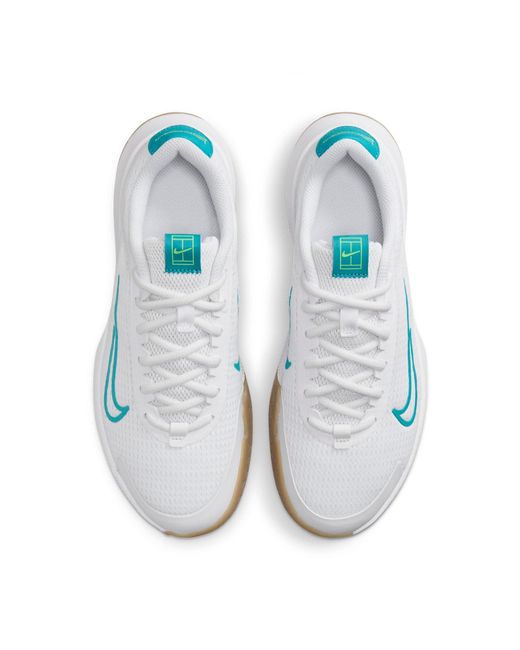 Nike White (Wmns) Court Air Zoom Vapor 11 Lime Blast'