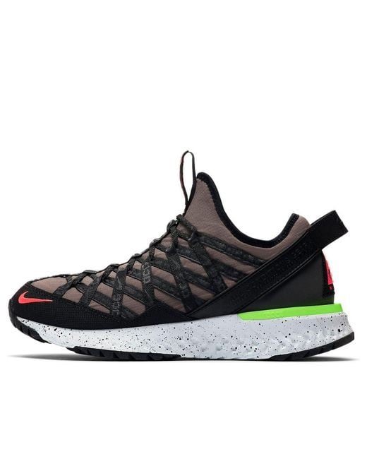 Nike Black Acg React Terra Gobe 'Ridgerock' for men
