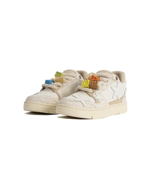 KAALIXTO Natural Skateboarding Retro Low 'Jacquard Lace' for men