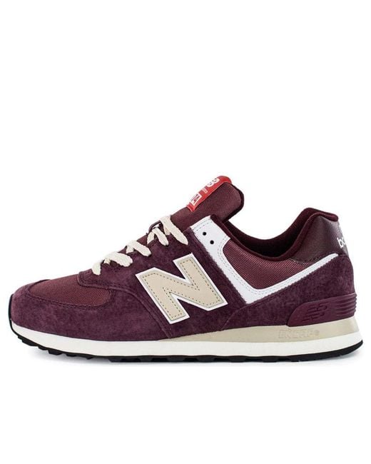 New Balance Purple 574 Shoes for men