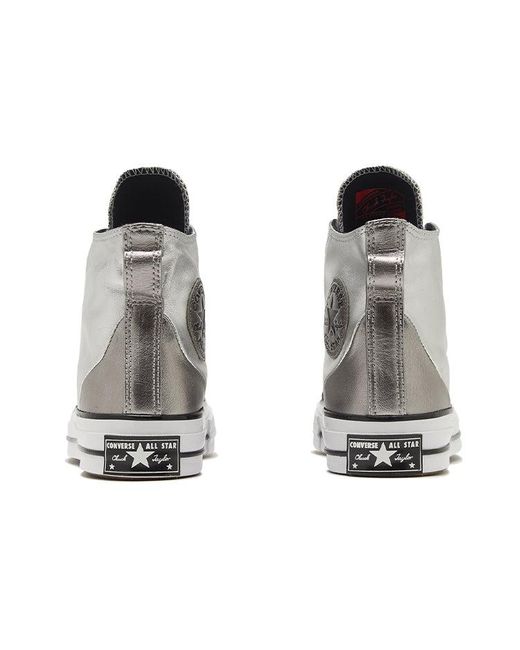 Converse White (Wmns) Chuck 70 High 'Diamond Metal
