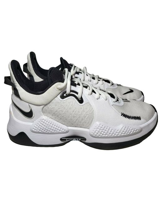 Nike White Pg 5 Tb for men