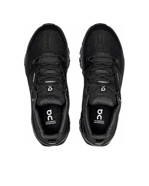 On Shoes Black (Wmns) Cloudrock Low Wp 'All'