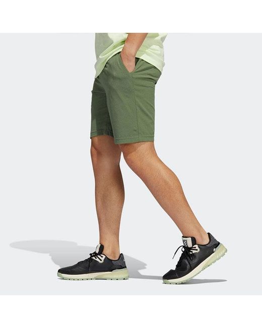 Adidas Green Printing Casual Straight Shorts for men