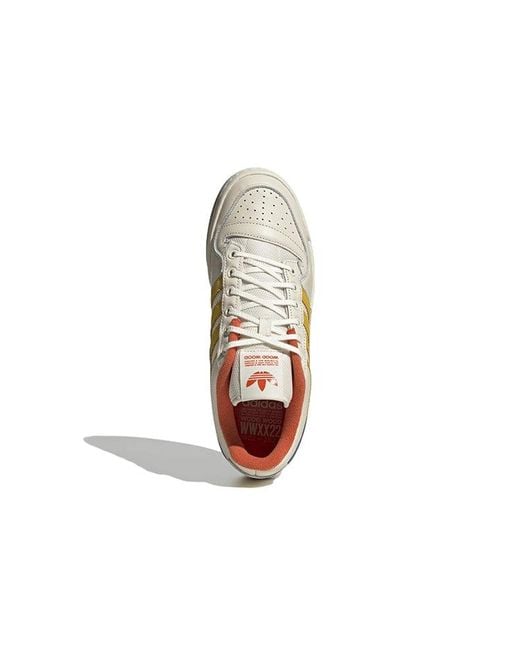 Adidas White Wood Wood X Forum Low for men