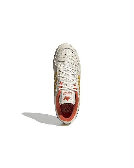 Adidas White Wood Wood X Forum Low for men