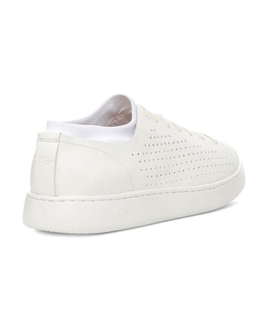 Ugg White Pismo Cozy Casual Sports Low Tops Skateboarding Shoes for men
