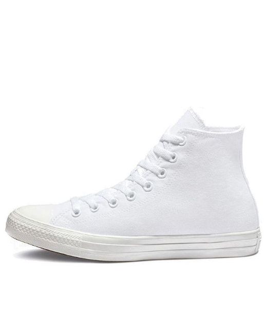 Converse White Chuck Taylor All Star High Monochrome' for men