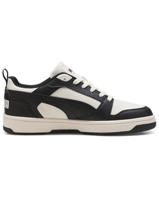 PUMA Black Rebound V6 Low Cv Warm' for men