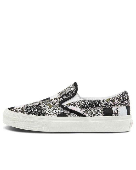 Vans Classic Slip-On 'Patchwork Floral' in White for Men | Lyst UK