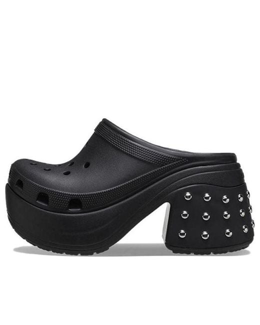 CROCSTM Black (Wmns) Siren Studded Clogs