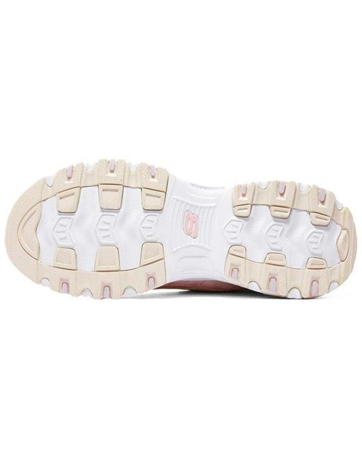 Skechers White (Wmns) D'Lites 1.0 'Natural'