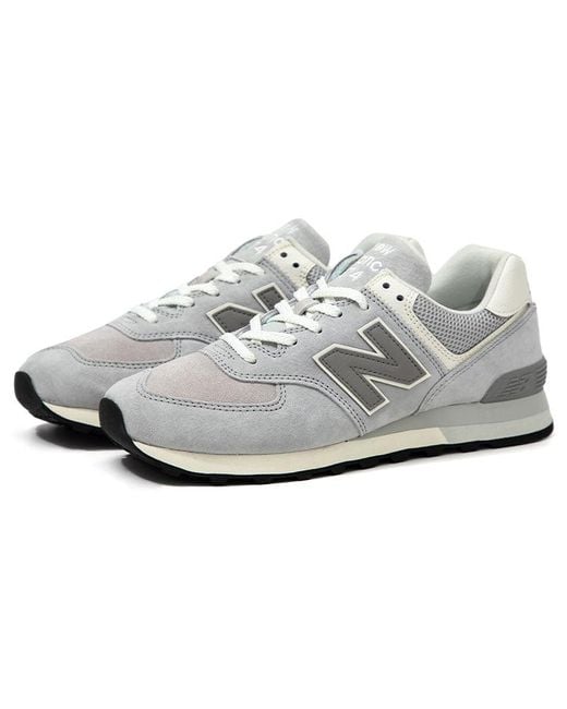 New Balance White 574 'Rain Cloud' for men