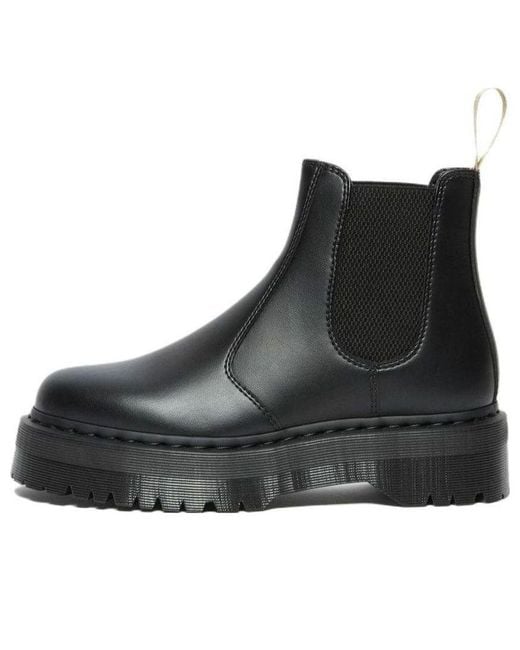 Dr. Martens Black Dr.Martens Vegan 2976 Quad Chelsea Boots