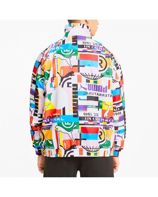 PUMA Blue International Lab Track Jacket for men