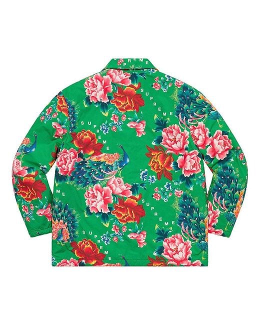 Supreme Green Peacock Jacket for men