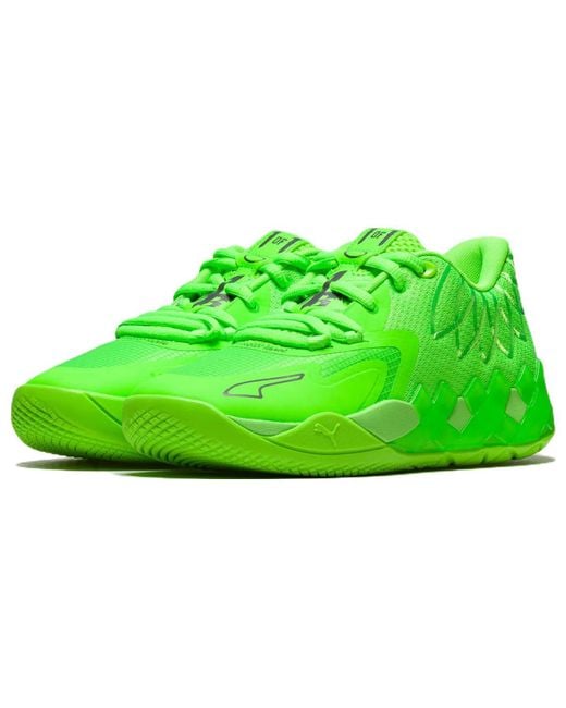 PUMA Green Mb.01 Low Lamelo Ball 'Volt' for men