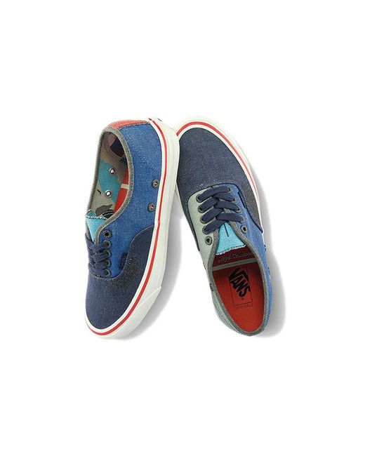 Vans Blue Nigel Cabourn X Og Authentic Lx 'Crazy Mix' for men