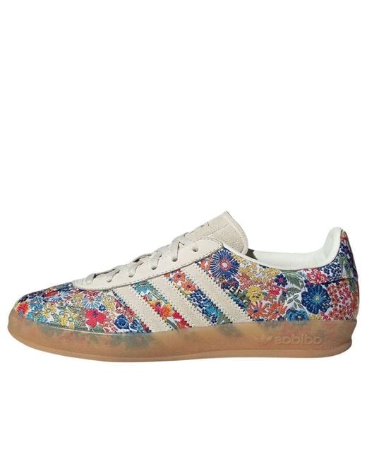 Adidas Blue (Wmns) Gazelle Indoor 'Liberty London Floral Embroidery'