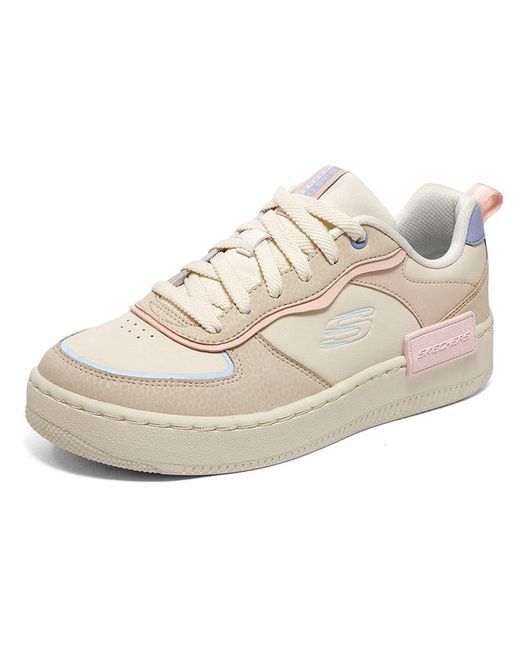 Skechers White (Wmns) Sport Court 92 Shoes 'Cream'