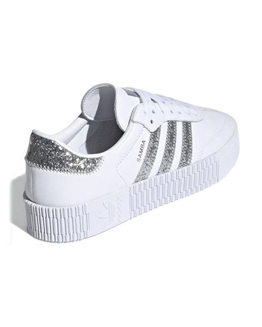 Adidas White (Wmns) Sambarose