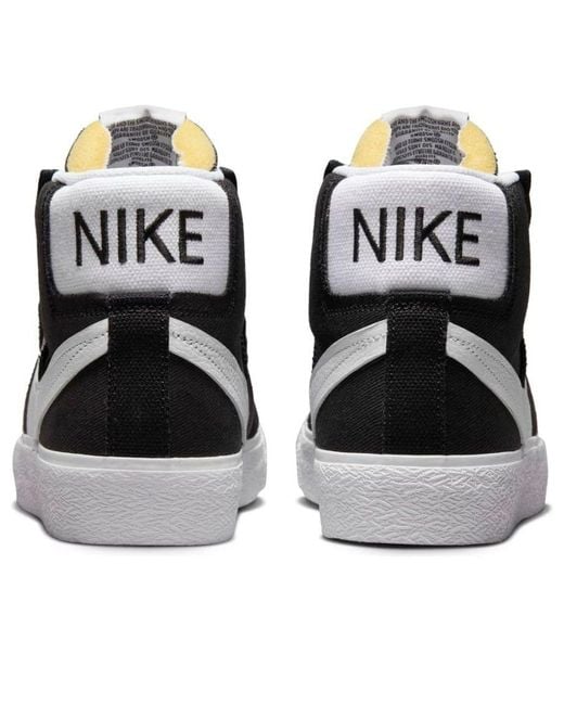 Nike Black Zoom Blazer Mid Premium Sb 'Oversized Swoosh for men